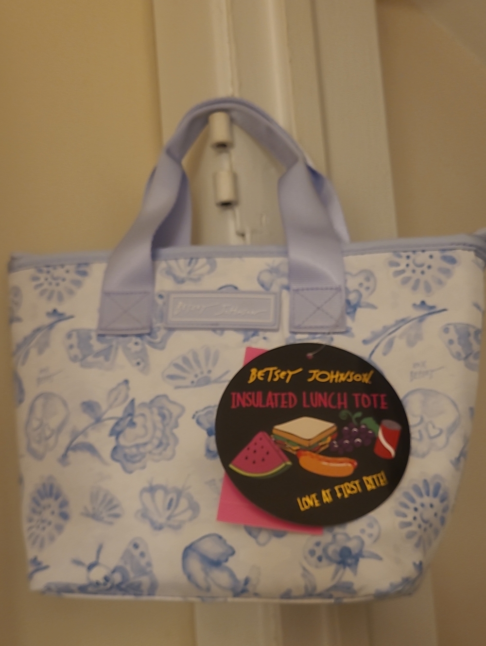 Betsey Johnson Insulated Lunch Tote Cool Skull Designs